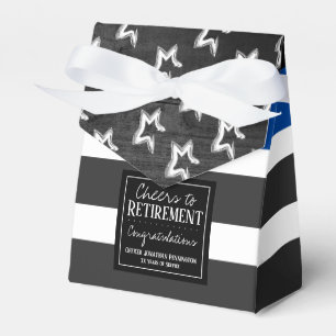 Cheques to Retirement Police Officer Bedankdoosjes