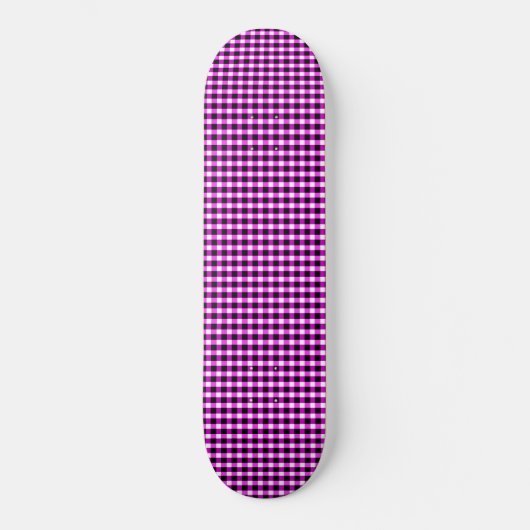 Chèques Violets Et Noirs, Skateboard (Recto)