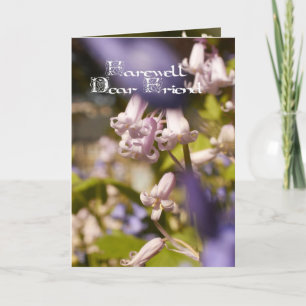 Cher ami d'adieu, carte de sympathie