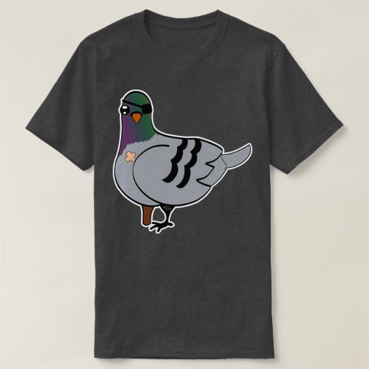 Cher Ami dappere duif T-shirt (Design voorkant)