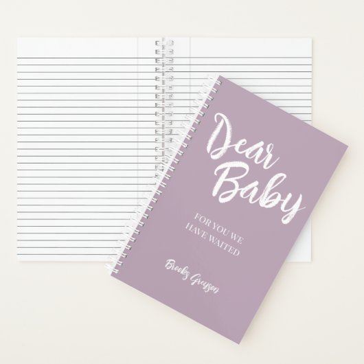 Cher bébé, Journal de grossesse Keepsaké (À l'intérieur)