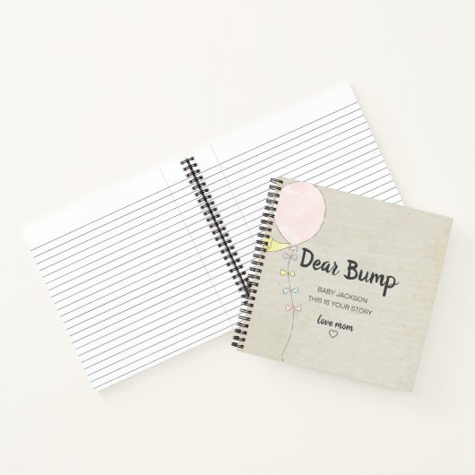 Cher Bump Keepsaké Journal de grossesse (Intérieur)