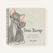Cher Bump Kitten Keepsaké Journal de grossesse (Devant)