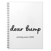 Cher Bump Pregnancy Journal Prochainement Yr. (Devant)