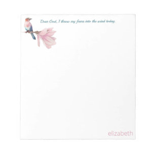 Cher Dieu, Bloc-notes Oiseau & Magnolia