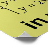 Cher enseignant Vie Réelle Math Drôle Poster (Coin)