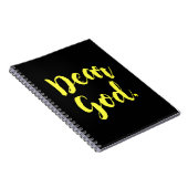 Cher journal de Dieu (noir/yel) (Côté Droit)
