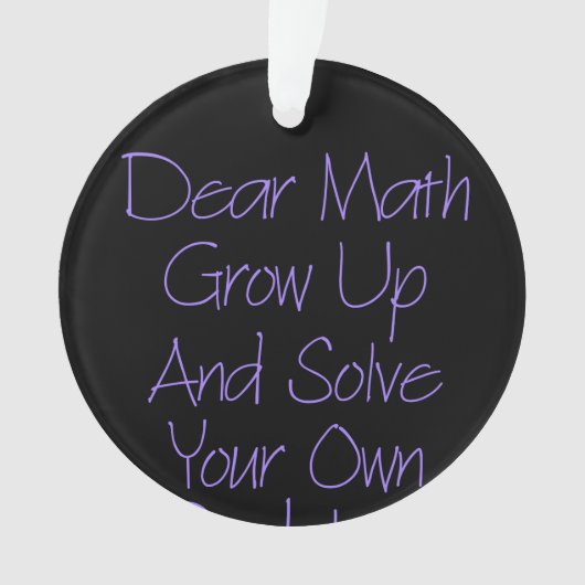 Cher Math Augmente Et Résoudre Votre Propre Problè (devant)