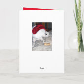 Cher Mme Claus Carte de vacances JRT (Dos)