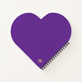 Cher Moi .. Cahier à spirale violet foncé (Dos)