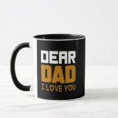 Cher Papa, Je T'Aime Mug Pour Fête des pères Cadea (Gauche)
