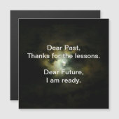 Cher passé, Cher Adieu Futur 2020 Carte magnétique (Devant / Derrière)