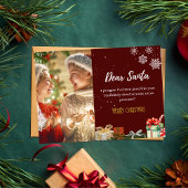 Cher Père Noël Carte de Noël drôle - Cartes de fêt