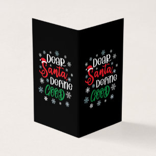 Cher Père Noël Définir Bon Drôle de Noël