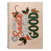 Cher Père Noël définir bon Noël | CARNET (Devant)