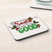 Cher Père Noël définir bon Noël | DESSOUS DE VERRE (Côté gauche)