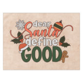 Cher Père Noël définir bon Noël | Nappe (Devant (Horizontal))