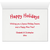 Cher Père Noël Définir de bonnes vacances de Noël  (Intérieur Horizontal (Bas))