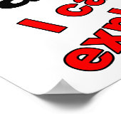 Cher Père Noël Funny Poster (Coin)