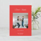 Cher Père Noël, Je Peux Expliquer La Carte Rouge D (Debout devant)