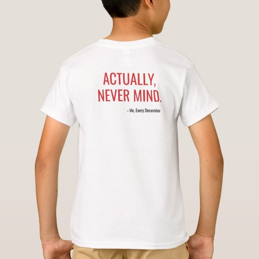 Cher Père Noël, je peux expliquer - T-Shirt de Noë (Dos)