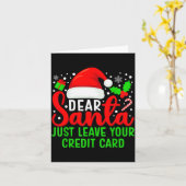 Cher Père Noël Laissez Simplement Votre Carte De C (Fleur jaune)