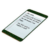 Cher Père Noël Premium Magnet (Côté Gauche)