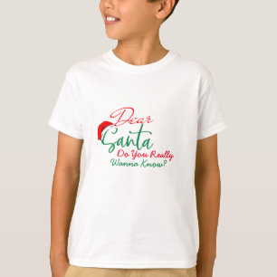 Cher Père Noël T-shirt de Noël drôle - Cadeau hila