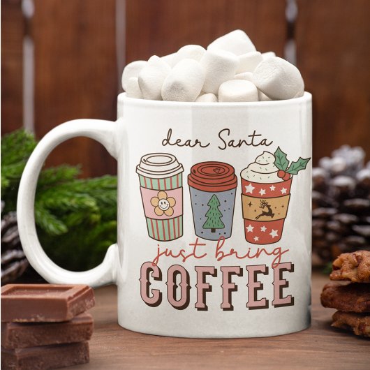 Cher Père Noël, viens d'apporter du café Mug de No