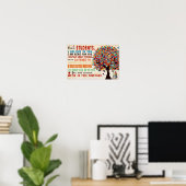 Cher poster de classe étudiante (Bureau à domicile)