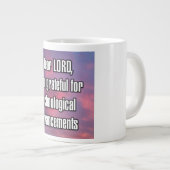 Cher SEIGNEUR, je suis reconnaissant pour le Mug t (Devant droit)