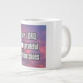 Cher SEIGNEUR, je suis reconnaissant pour Mug cieu (Devant droit)