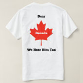 Cher T-shirt de base du Canada (Design dos)