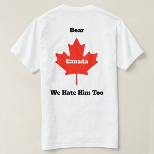 Cher T-shirt de base du Canada (Design dos)