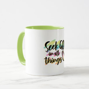 Chercher Dieu dans toutes les choses Combo Mug