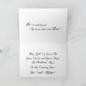 Chercher sa carte de Noël pliée (Intérieur)