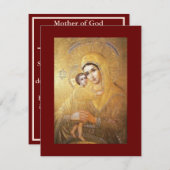 Chercheur de la carte de prière perdue (Devant / Derrière)