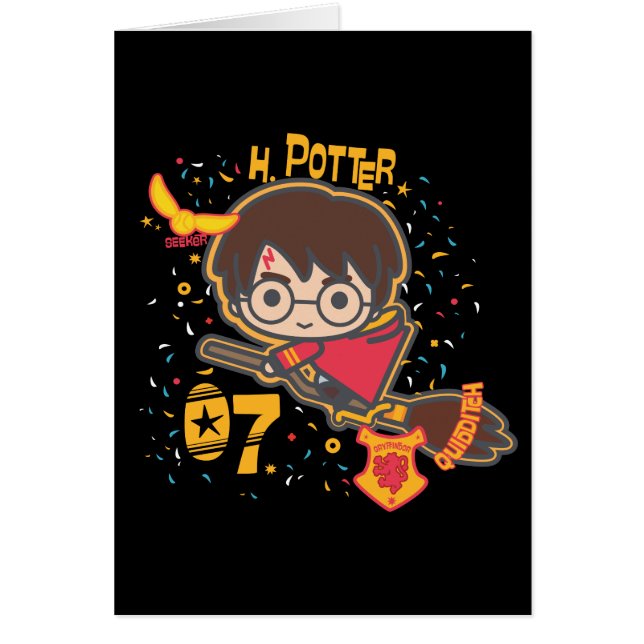 Chercheur de Quidditch Cartoon Harry Potter (Devant)