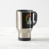 "Cherchez votre paix" Travel Coffee Mug (Devant droit)
