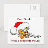 Chère carte postale Père Noël (Devant / Derrière)