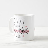 Chère mahjong mug personnalisable (Devant gauche)
