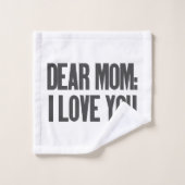 Chère maman, je t'aime (Gant de toilette)