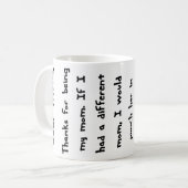Chère maman, merci pour être ma maman… Tasse (Devant gauche)