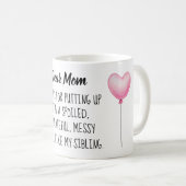 Chère maman. Tasse d'amusement (Devant droit)