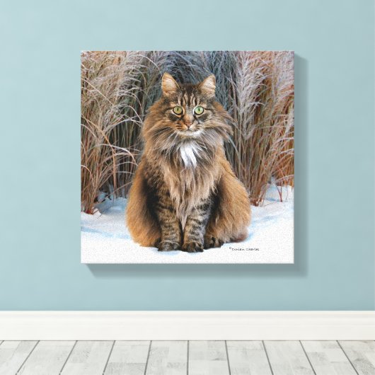 "Chère Prudence" Toile murale (Insitu (Plancher de Bois))