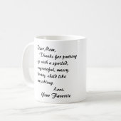 Chère tasse de maman ! ! (Devant gauche)