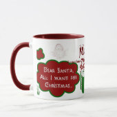 Chère tasse de sonnerie de Père Noël - (Gauche)