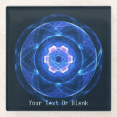 Cherenkov Radiation Glazen Onderzetter (Voorkant)