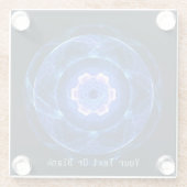 Cherenkov Radiation Glazen Onderzetter (Achterkant)