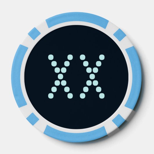 Cherenkov Radiation Poker Chips (Achterkant)